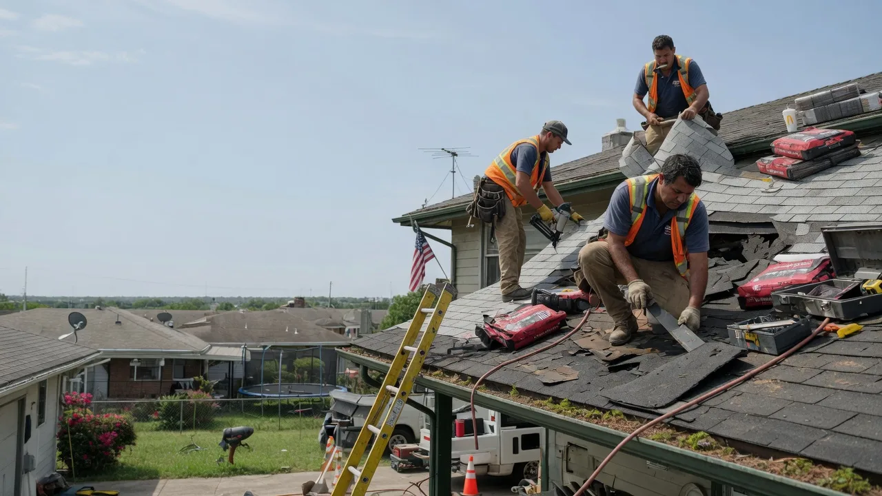Roof Repair in Old Glory, TX near me